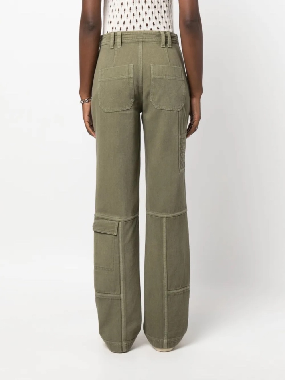 NWT Zadig & Voltaire Pepper Straight Leg Trousers - size 42/XL - Picture 2 of 8